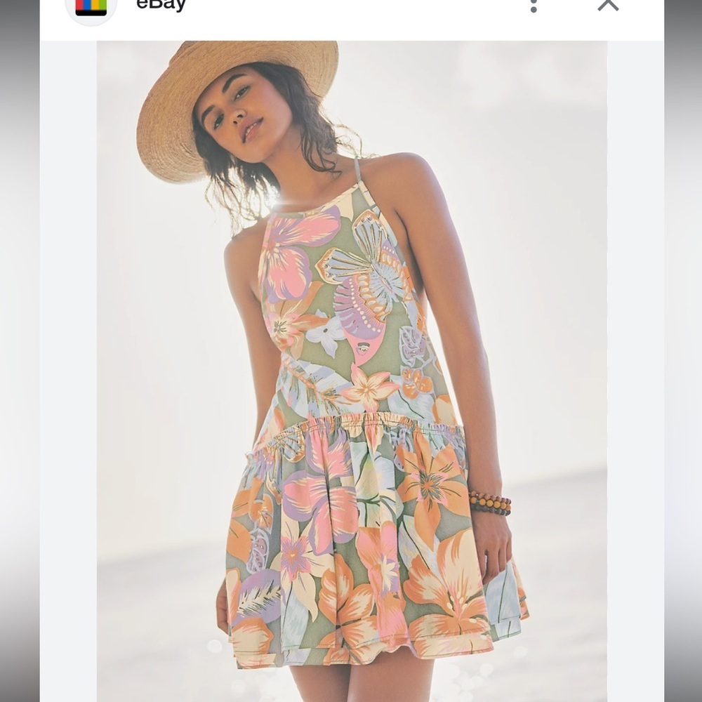 NWOT Free People Rainforest Cotton Mini Dress Women’s Medium